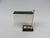 Small Mid-Century Brass, Black & White Bedside Table Lamps, 1950s, Set of 2 For Sale - Image 12 of 18
