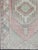 Pink, Light Green, and Ivory Vintage Rug With Flower Medallion Pattern For Sale - Image 4 of 11