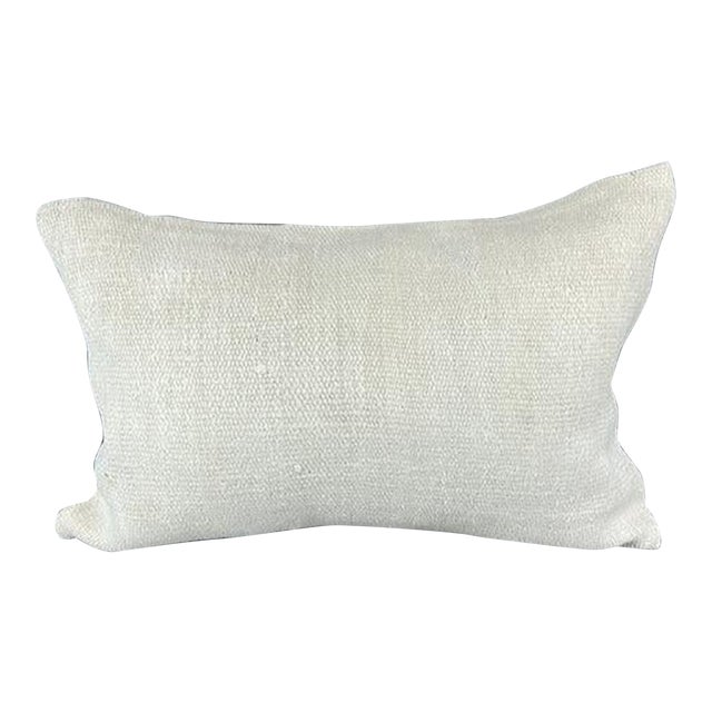 16 x 24 Hemp Pillow Turkish Cushion Natural White Pillow Cushion Cover For Sale