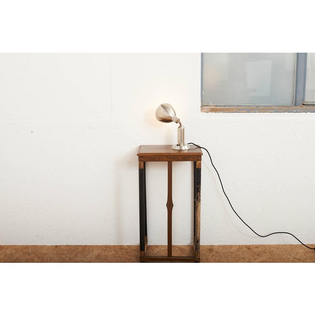 Type 5977 Table Lamp in Nickel-Plated Metal from Franta Anyž, 1932 For Sale - Image 10 of 11