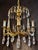 Gold Empire Neo-Classical Style Crystal Chandelier, 1950s For Sale - Image 8 of 8