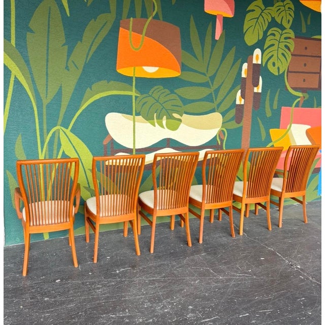 Danish Modern Teak Dining Set For Sale - Image 4 of 17