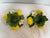 Design Plus Gallery presents a Set of Two Lemon Wrapped Capodimonte Candle Holders. These are hand crafted ceramic pieces...