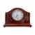 Antique Inlaid Mahogany Eight Day Desktop Clock by R Stewart of Glasgow For Sale