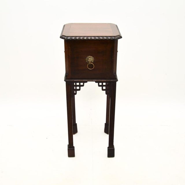 Chippendale Occasional Side Table, 1890s For Sale - Image 11 of 11