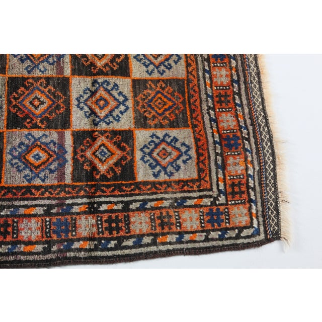 1930s 1930s Vintage Double Knotted Wool Prayer Rug For Sale - Image 5 of 11