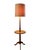 Height including harp and finial 57”, not including harp and finial 46”. Diameter of the table top 15”. Height from floor...