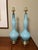 Mid-Century Modern Vintage Murano Glass Lamps Barovier Taso Turquoise Blue Mid-Century Modern 1950s-60s For Sale - Image 3 of 12