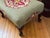 Early 20th Century Antique Embroidered Needlepoint Ottoman or Footstool For Sale - Image 5 of 10