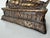 Vintage Asian Reclining Buddha Bronze Sculpture With Ornate Relief Base For Sale In Miami - Image 6 of 12