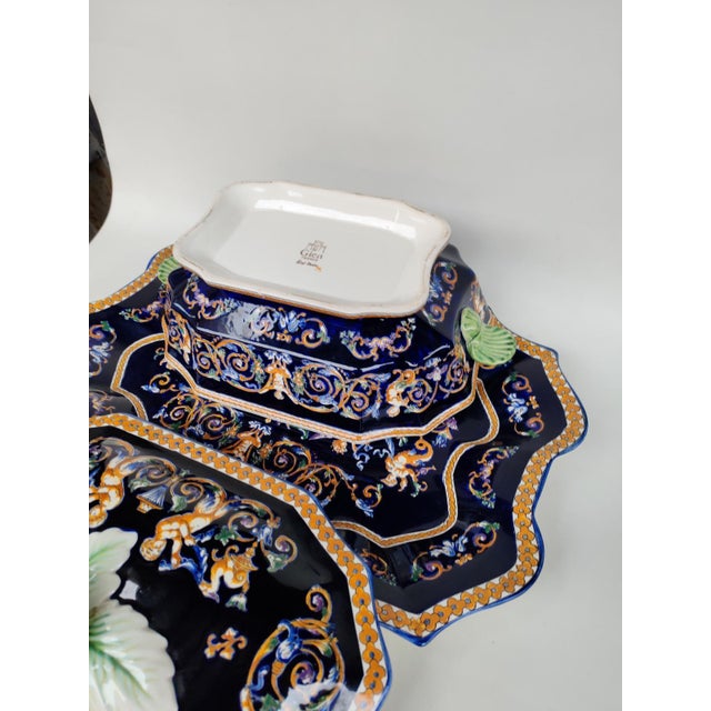 Earthenware Tureen and Tray from Gien, 1970s, Set of 3 For Sale - Image 14 of 18