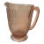 1930s Jeannette Glass Pink Cherry Blossom Water Pitcher For Sale