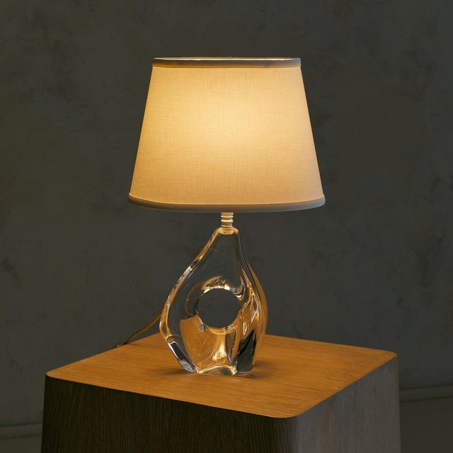 1960s Daum French Crystal Table Lamp For Sale - Image 10 of 18
