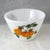 Traditional Mid 20th Century Gay Fad Studios & Fire King Hand Painted Fruit Pattern Milk Glass Bowl For Sale - Image 3 of 9