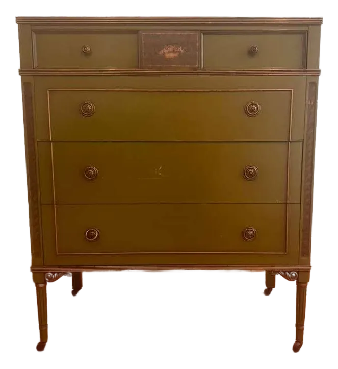 Vintage Green Dressers and Chests of Drawers | Chairish