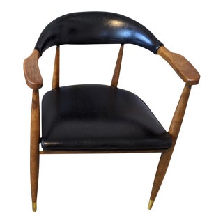Vintage Mid-Century Danish Modern Arm Chair For Sale