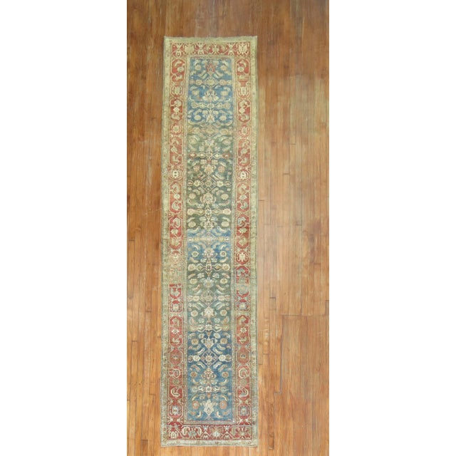 Textile Antique Malayer Runner - 2'11" x 13'9" For Sale - Image 7 of 7