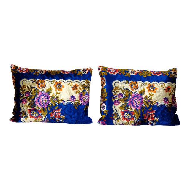 Turkish Velvet Pillow Cover a Pair Chairish