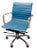 Turquoise Desk Swivel Chair, 1990s For Sale