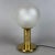 Brass Table Lamp with Sphere Glass from Targetti Sankey, 1960s For Sale - Image 13 of 13