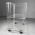 Mid-Century Acrylic Glass Trolley, Italy, 1970s For Sale - Image 6 of 10