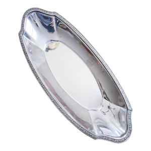 Antique Silver Plated Bread Dish From Admiral Hotel in Cape May Nj