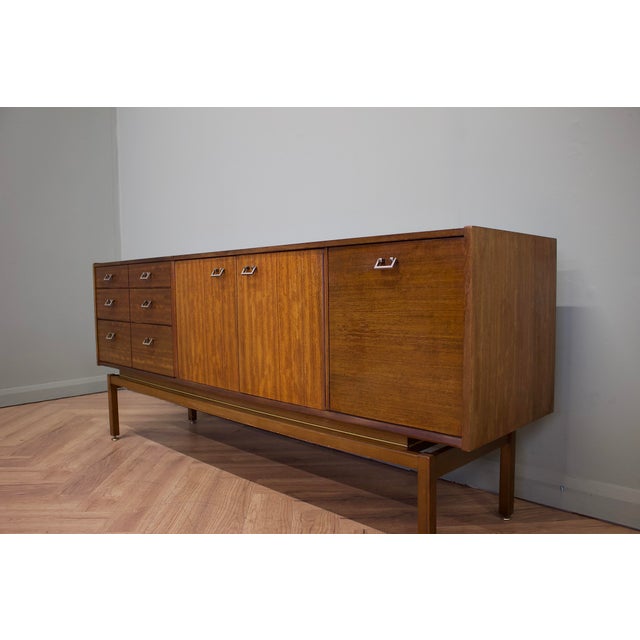 Wood Tola Sideboard from Nathan, 1960s For Sale - Image 7 of 16
