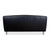 Black Black Leather Madison Two-Seater Sofa with Aluminum Legs from Poltrona Frau For Sale - Image 8 of 10