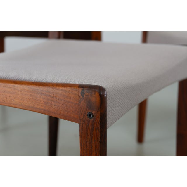 Danish Modern Rosewood Dining Chairs by H. W. Klein for Bramin, 1960s, Set of 4 For Sale - Image 10 of 18