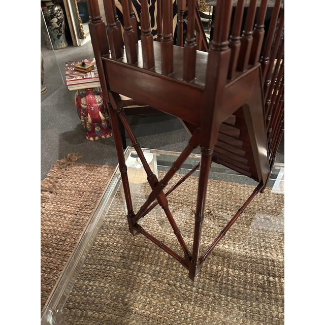 1970s Miniature 20th Century Mahogany Wood Staircase Architectural Model For Sale - Image 5 of 7