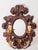 Wood Baroque Style Hand-Carved Gold Leaf Wall Lamp with Mirror, 1960s For Sale - Image 7 of 11