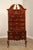American Drew Queen Anne Style Cherry Highboy Chest For Sale - Image 11 of 17