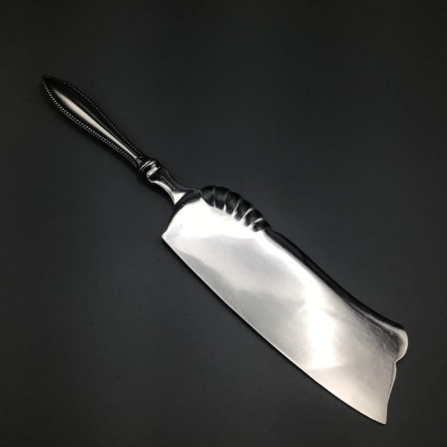 Metal Vintage Silver Plated Ice Cream Knife by Rogers Brothers For Sale - Image 7 of 13