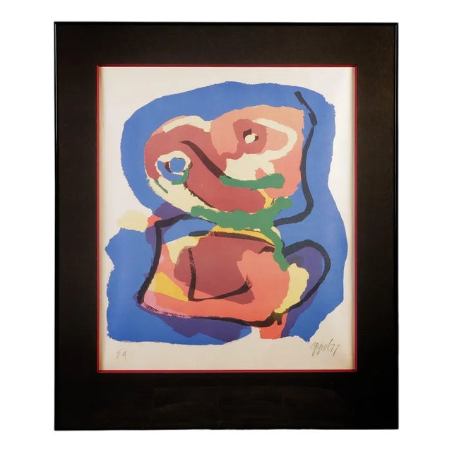 Karel Appel, Composition, 1960s, Original Color Lithograph For Sale