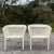 Coastal Vintage Coastal Fendi Casa Resin Rattan Arm Chairs - a Pair For Sale - Image 3 of 12