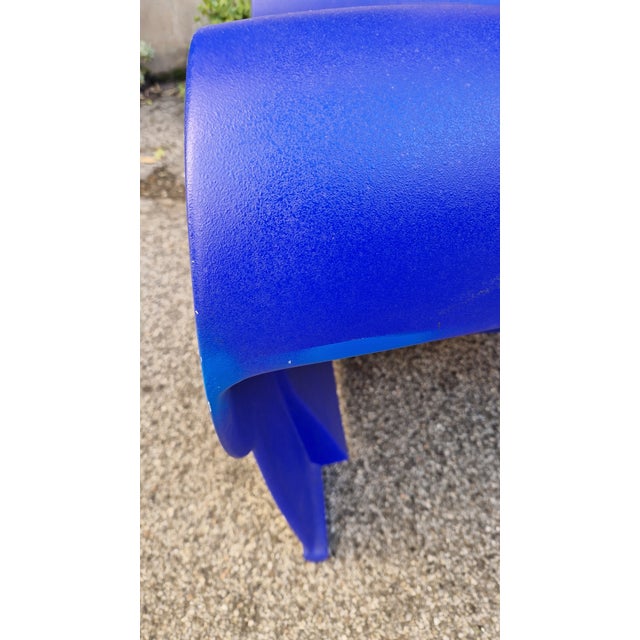 Richard III Armchair in Blue Polyurethane by Philippe Starck for Baleri Italia, 1985 For Sale - Image 6 of 17