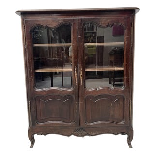Regency Style Display Cabinet in Oak, 1900s For Sale
