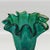 1970s Italian Emerald Green Murano Blown Glass Vase from Maestro Del Vetro For Sale - Image 5 of 9