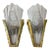 Pair of French Art Deco Wall Sconces Signed by Degue For Sale