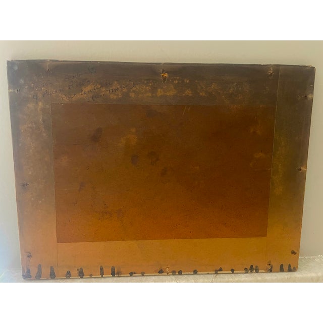 Antique Puerto Rican Tonalist Landscape Painting by José López De Victoria (1869–1930), Oil on Board, Framed For Sale - Image 13 of 14