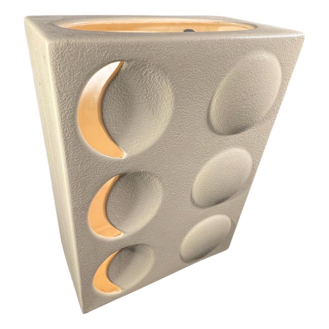 Optic Art Ceramic Table Lamp in the style of Evert Jelle Jelles, 1960s For Sale