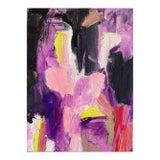 "Labyrinth" Colorful Contemporary Original Oil Painting by Monica Shulman For Sale