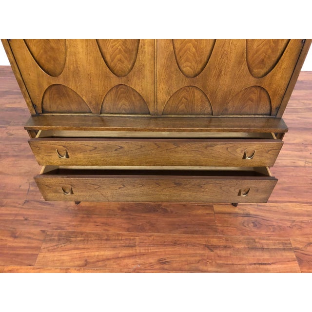 Broyhill Brasilia Gentleman's Chest / Highboy Dresser Chairish