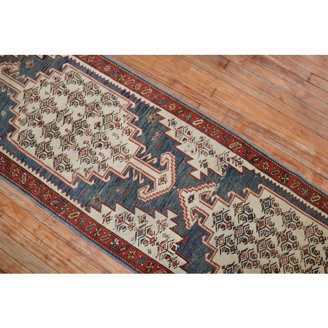 Antique Narrow Tribal Persian Runner - 2'6" x 12'1" For Sale - Image 10 of 10