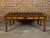 English English 19th Century Oak Desk with Ebonized Accents and Gilded Greek Key Frieze For Sale - Image 3 of 10