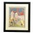 Mid 20th Century Framed Japanese Woodblock Print 113 Les Perles by Paul Jacoulet For Sale