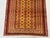 Vintage Afghan Zahir Shahi Green Diamond Rug - 7'4" X 3'9" For Sale - Image 6 of 12