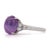 Art Deco Gia Certified 10 Carat No Heat Pink Star Sapphire White Gold Cocktail Ring, Size 10.25 For Sale - Image 3 of 5