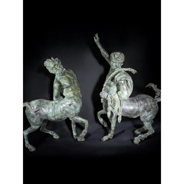 Monumental Furietti Centaurs in Bronze, 1950, Set of 2 For Sale - Image 13 of 14