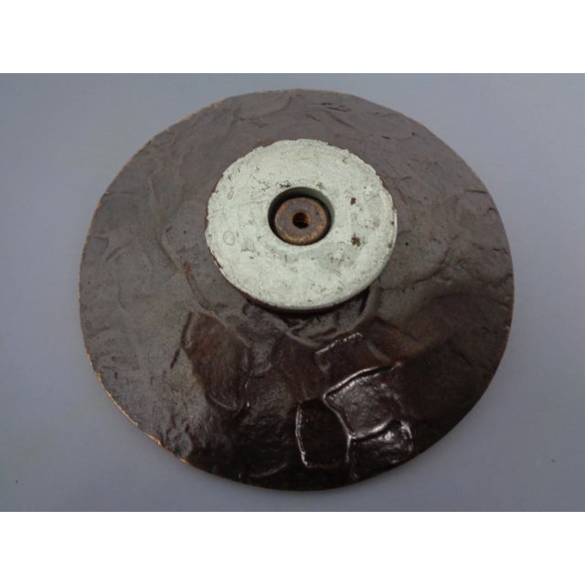 Brutalist Bronze Candleholder, 1960s For Sale - Image 10 of 13